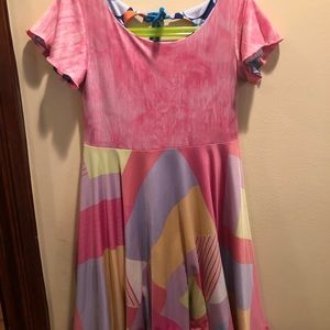 Twirly girl reversible twirling dress size 4-6